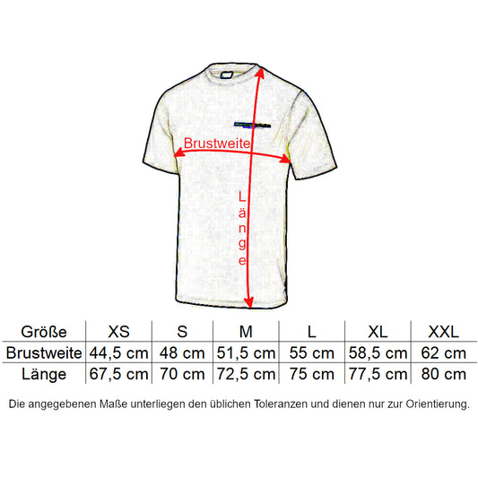 Oberbarnim Schulen Jungen/Herren Sportshirt Größentabelle - City-Kaufhaus Herber GmbH