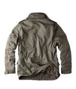 Surplus Raw Vintage Winterjacke Paratrooper Oliv Rückansicht - City-Kaufhaus Herber GmbH