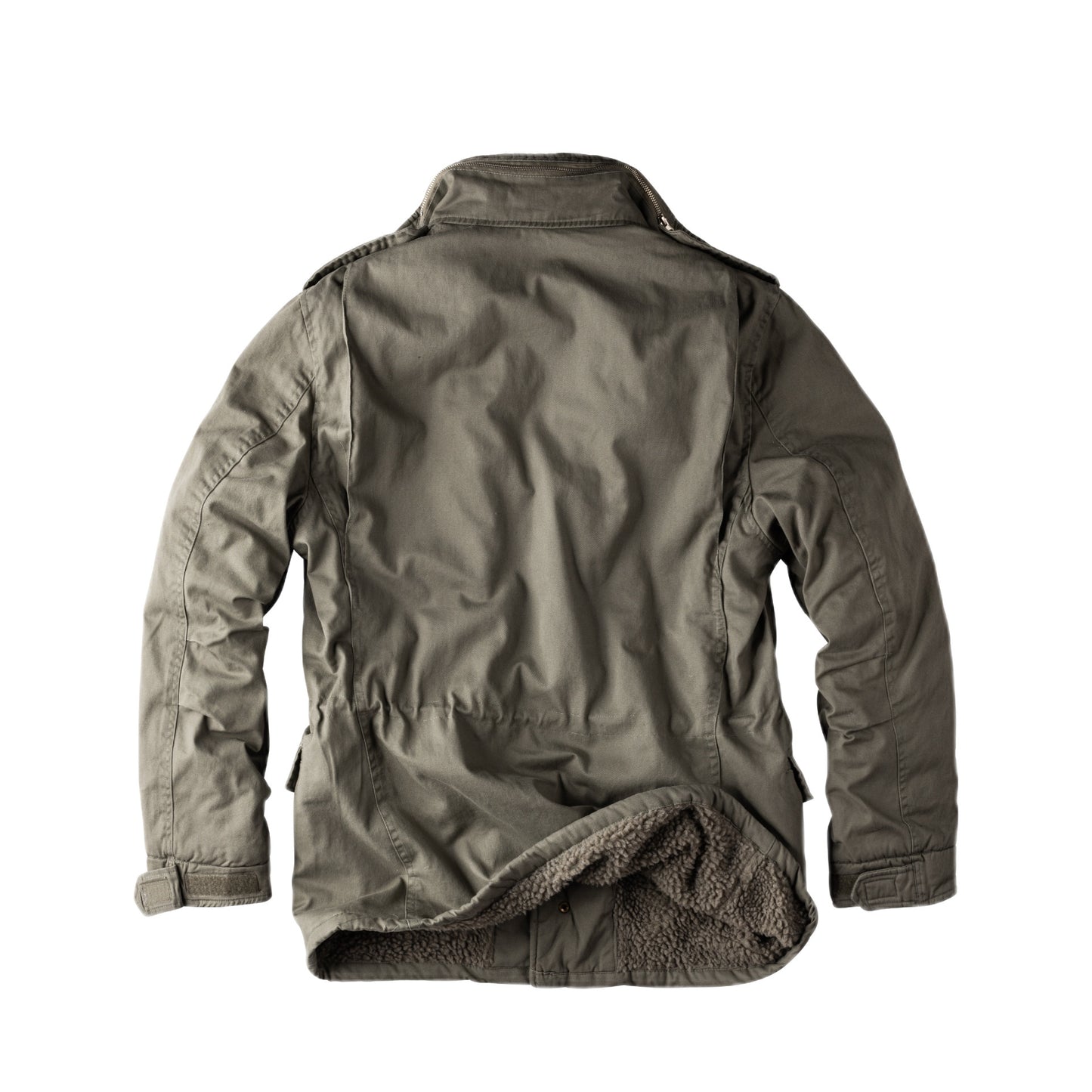 Surplus Raw Vintage Winterjacke Paratrooper oliv Rückansicht - City-Kaufhaus Herber GmbH