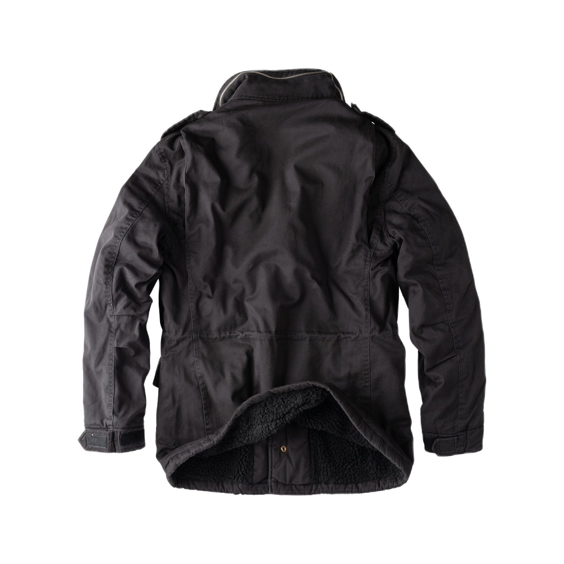 Surplus Raw Vintage Winterjacke Paratrooper schwarz Rückansicht - City-Kaufhaus Herber GmbH