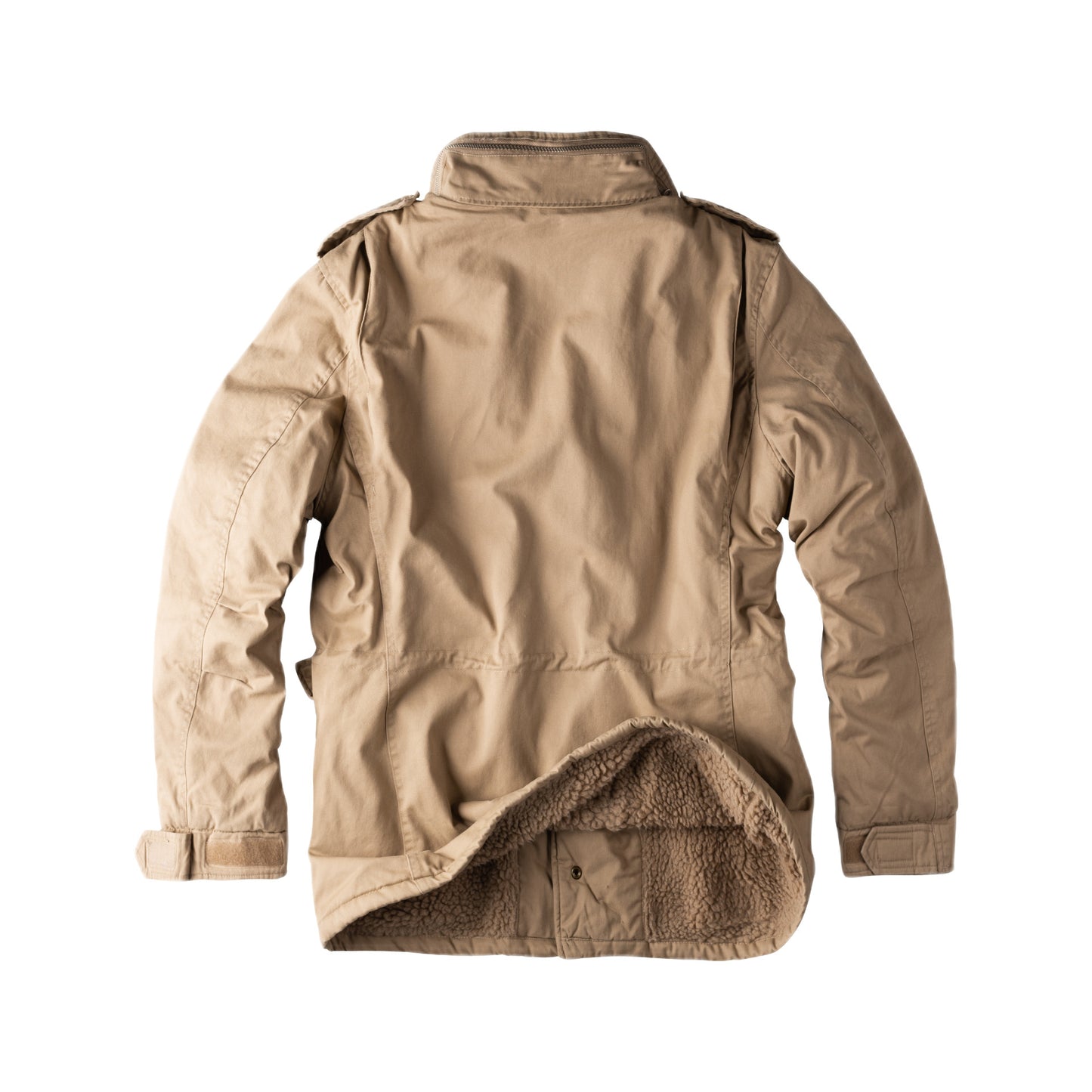 Surplus Raw Vintage Winterjacke Paratrooper beige Rückansicht - City-Kaufhaus Herber GmbH