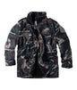 Surplus Raw Vintage Winterjacke Paratrooper Blackcamo Vorderansicht - City-Kaufhaus Herber GmbH