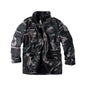 Surplus Raw Vintage Winterjacke Paratrooper blackcamo Vorderansicht - City-Kaufhaus Herber GmbH