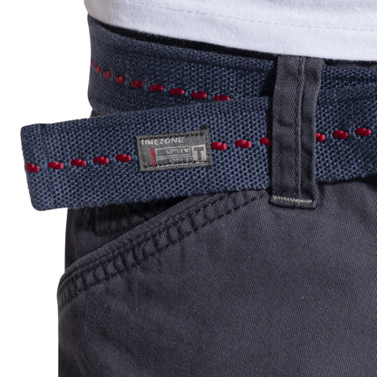 Timezone Cargohose Benito 3393/6445 Total Eclipse Detailansicht Gürtel - City-Kaufhaus Herber GmbH
