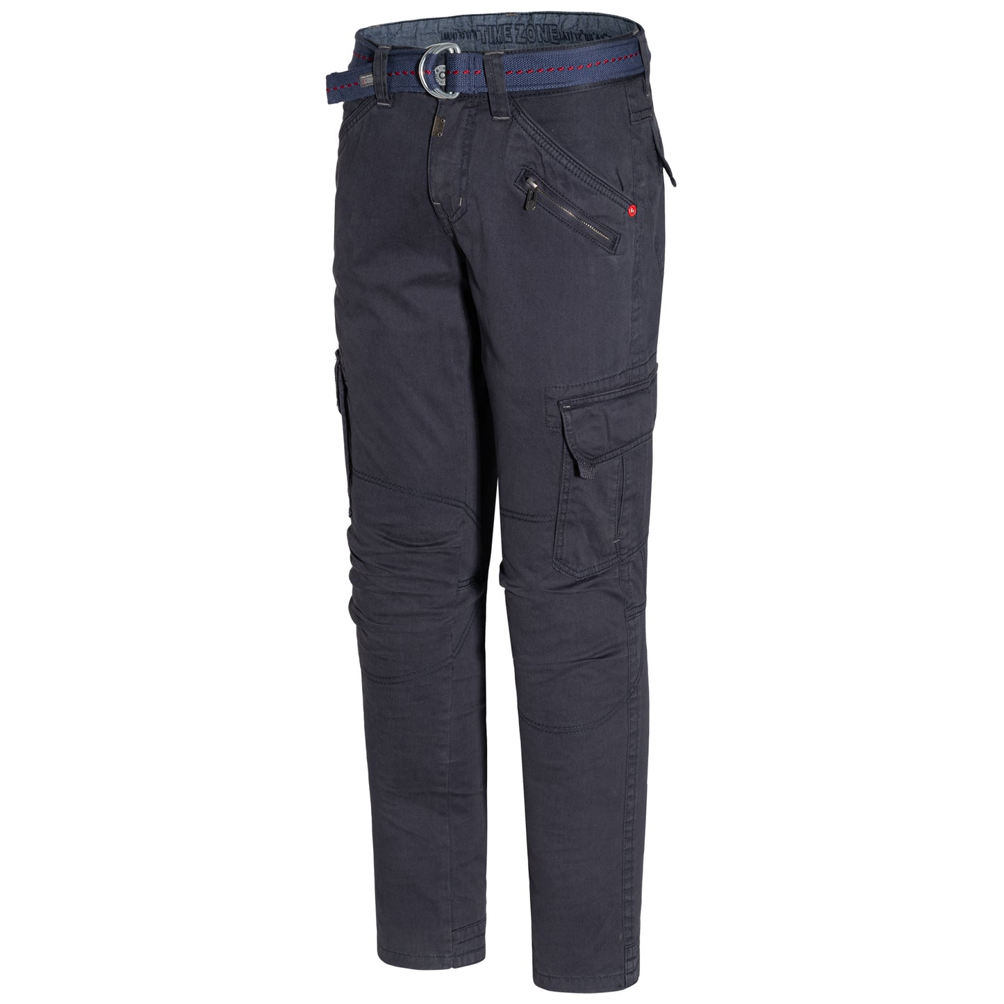 Timezone Cargohose Benito 3393/6445 Total Eclipse Schrägansicht - City-Kaufhaus Herber GmbH