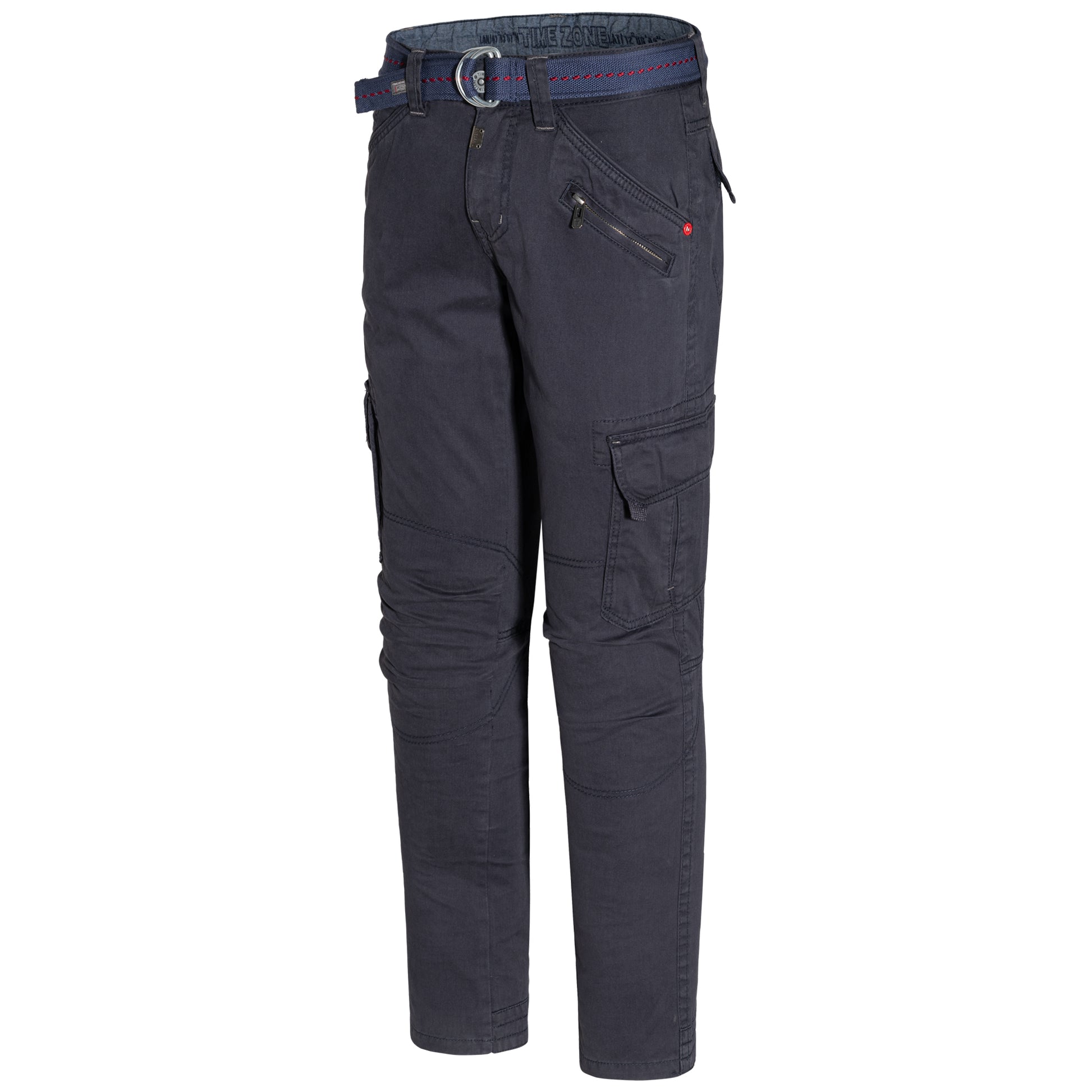 Timezone Cargohose Benito 3393/6445 Total Eclipse Schrägansicht - City-Kaufhaus Herber GmbH