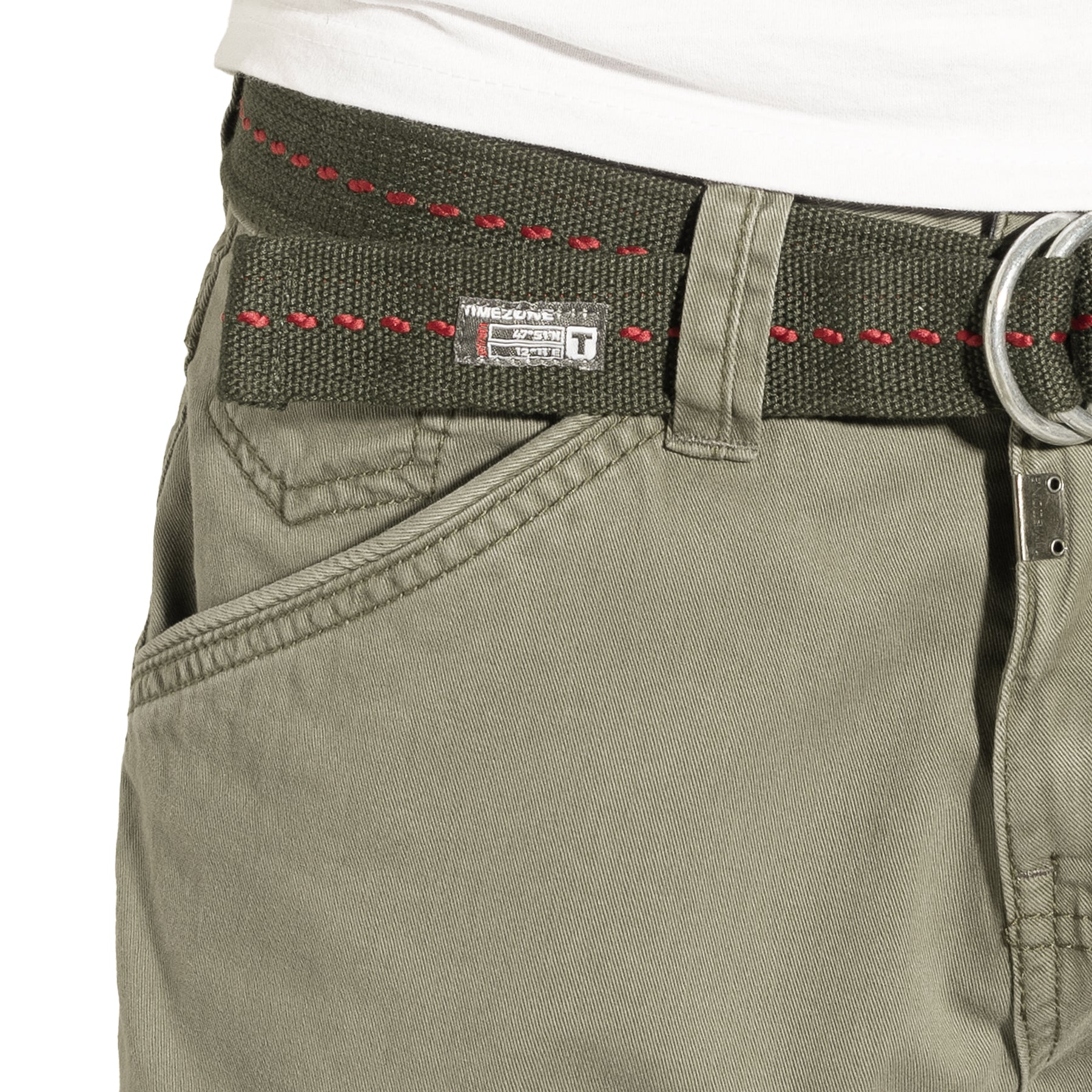 Timezone Cargohose Benito 4227 Light Tank Green - City-Kaufhaus Herber GmbH