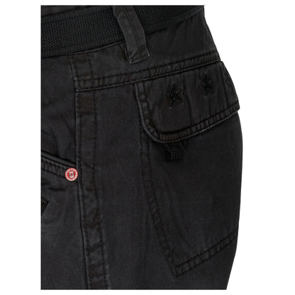 Timezone Cargohose Benito 999/9000 Black Detailansicht Gesäßtasche - City-Kaufhaus Herber GmbH