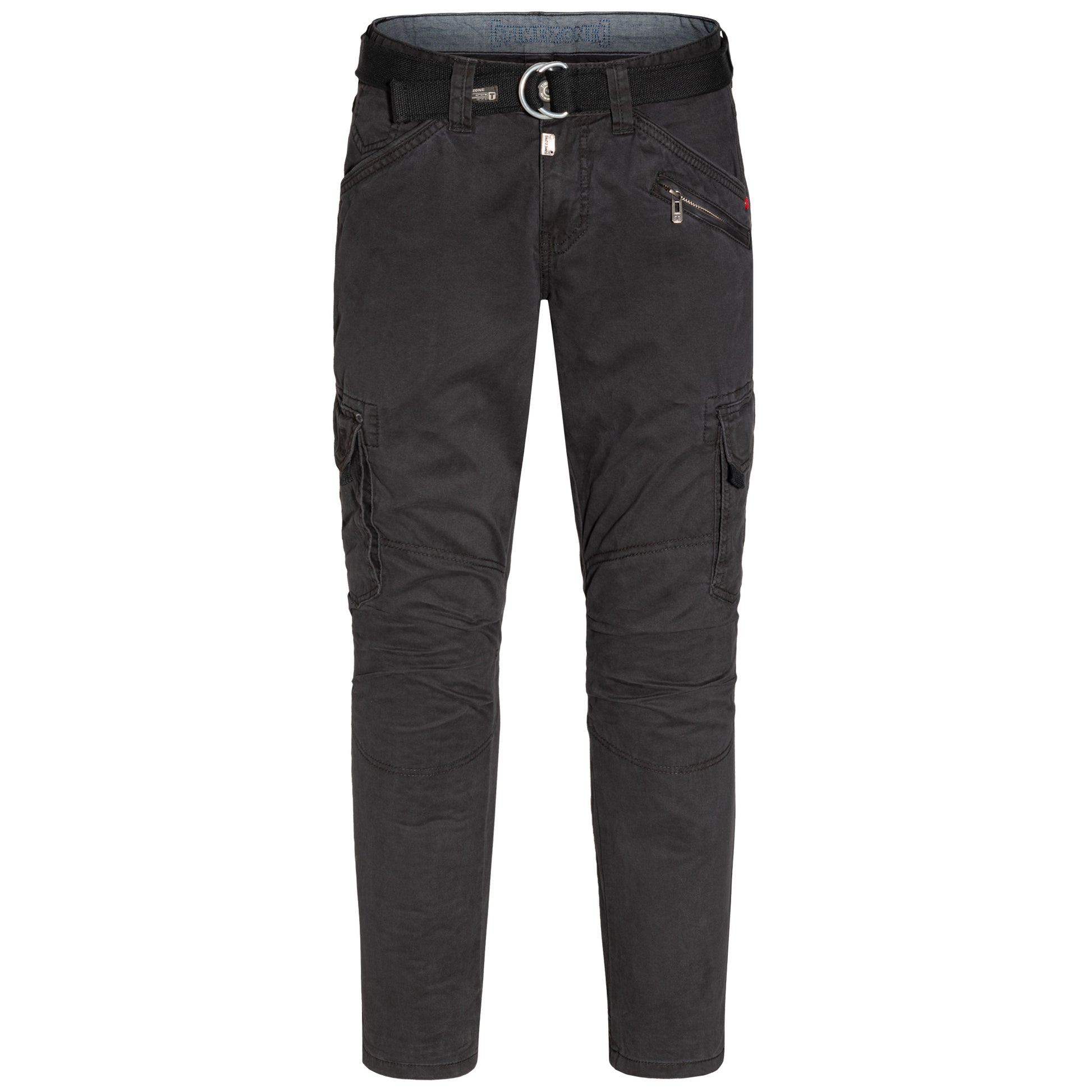 Timezone Cargohose Benito 999/9000 Black Vorderansicht - City-Kaufhaus Herber GmbH