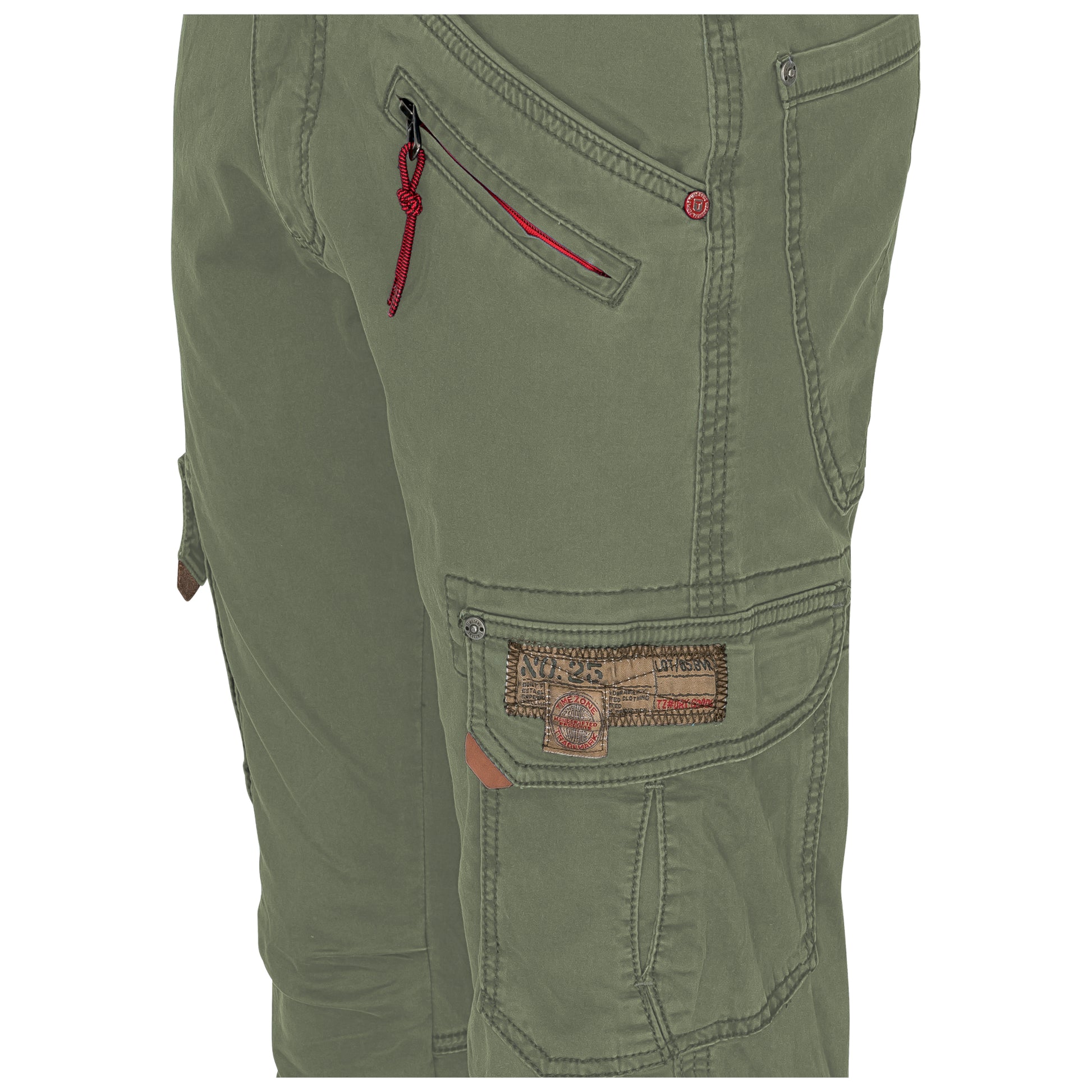 Timezone Cargohose Roger 4055 Washed Kaki - City-Kaufhaus Herber GmbH