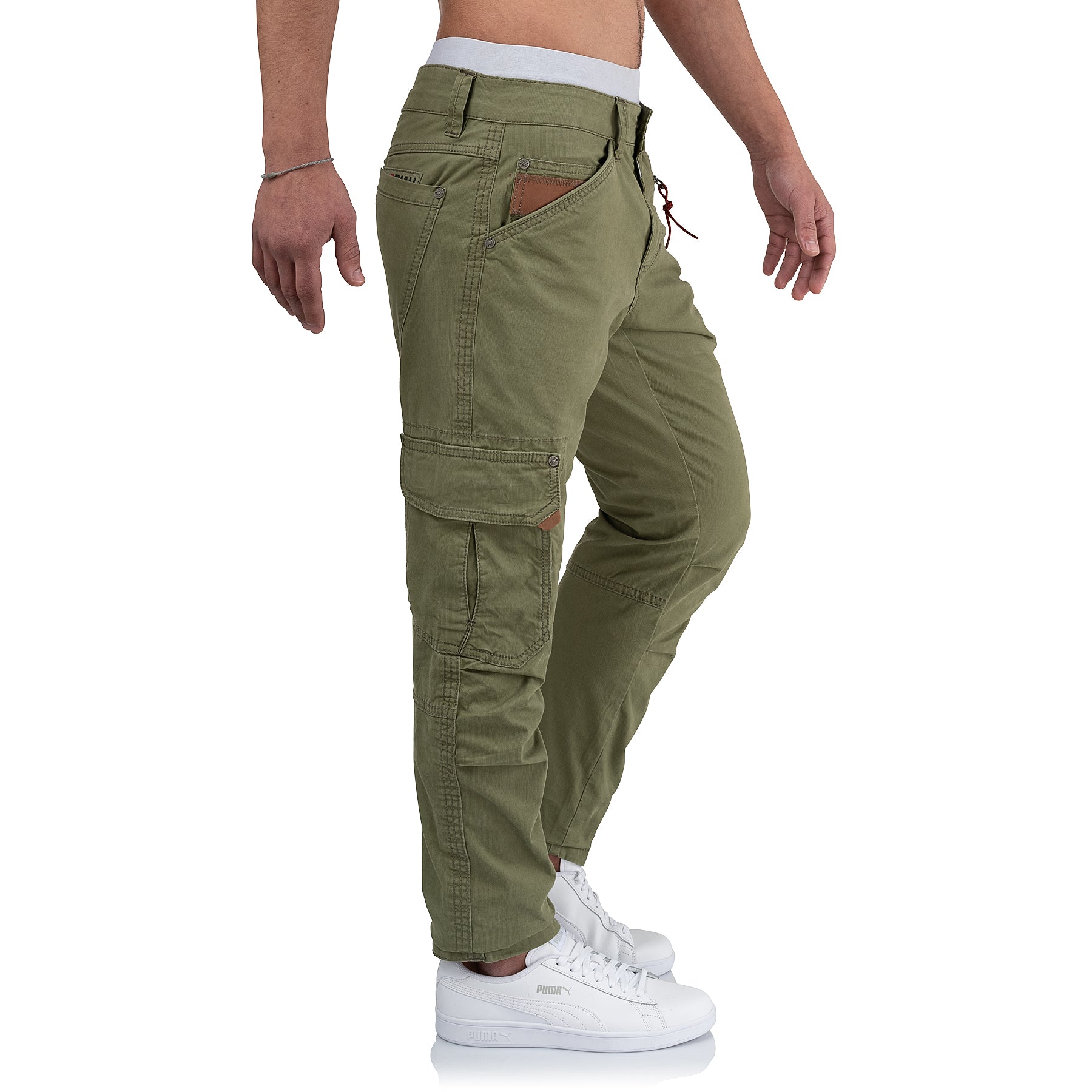 Timezone Cargohose Roger 4055 Washed Kaki - City-Kaufhaus Herber GmbH