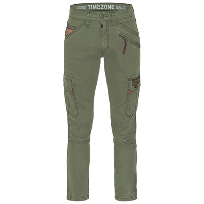 Timezone Cargohose Roger 4055 Washed Kaki - City-Kaufhaus Herber GmbH