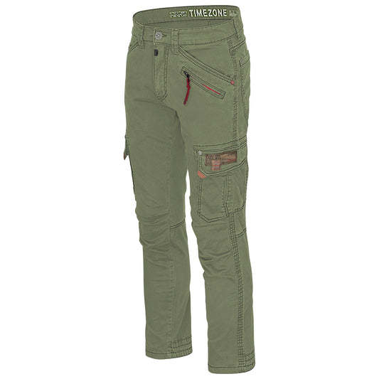 Timezone Cargohose Roger 4055 Washed Kaki - City-Kaufhaus Herber GmbH