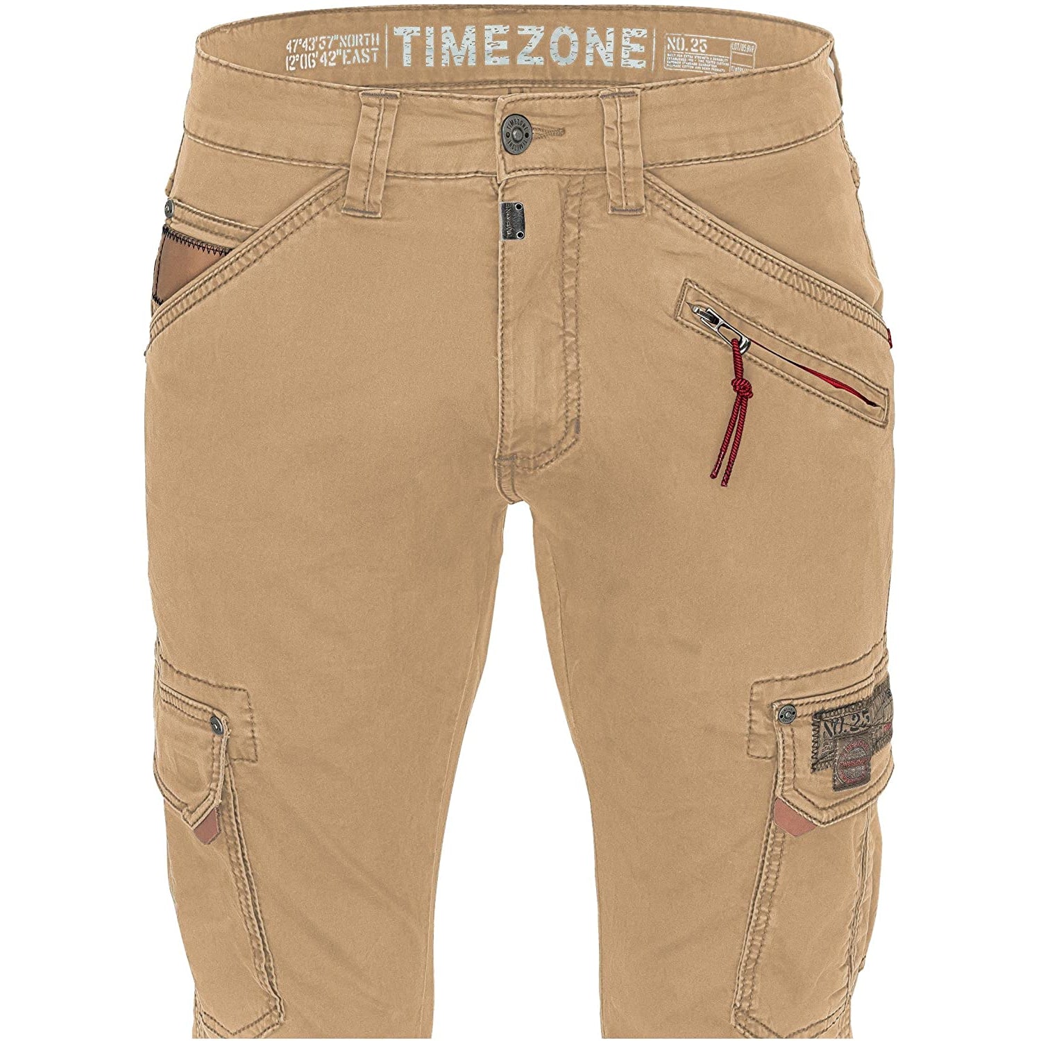 Timezone Cargohose Roger 4084 Safari Khaki - City-Kaufhaus Herber GmbH