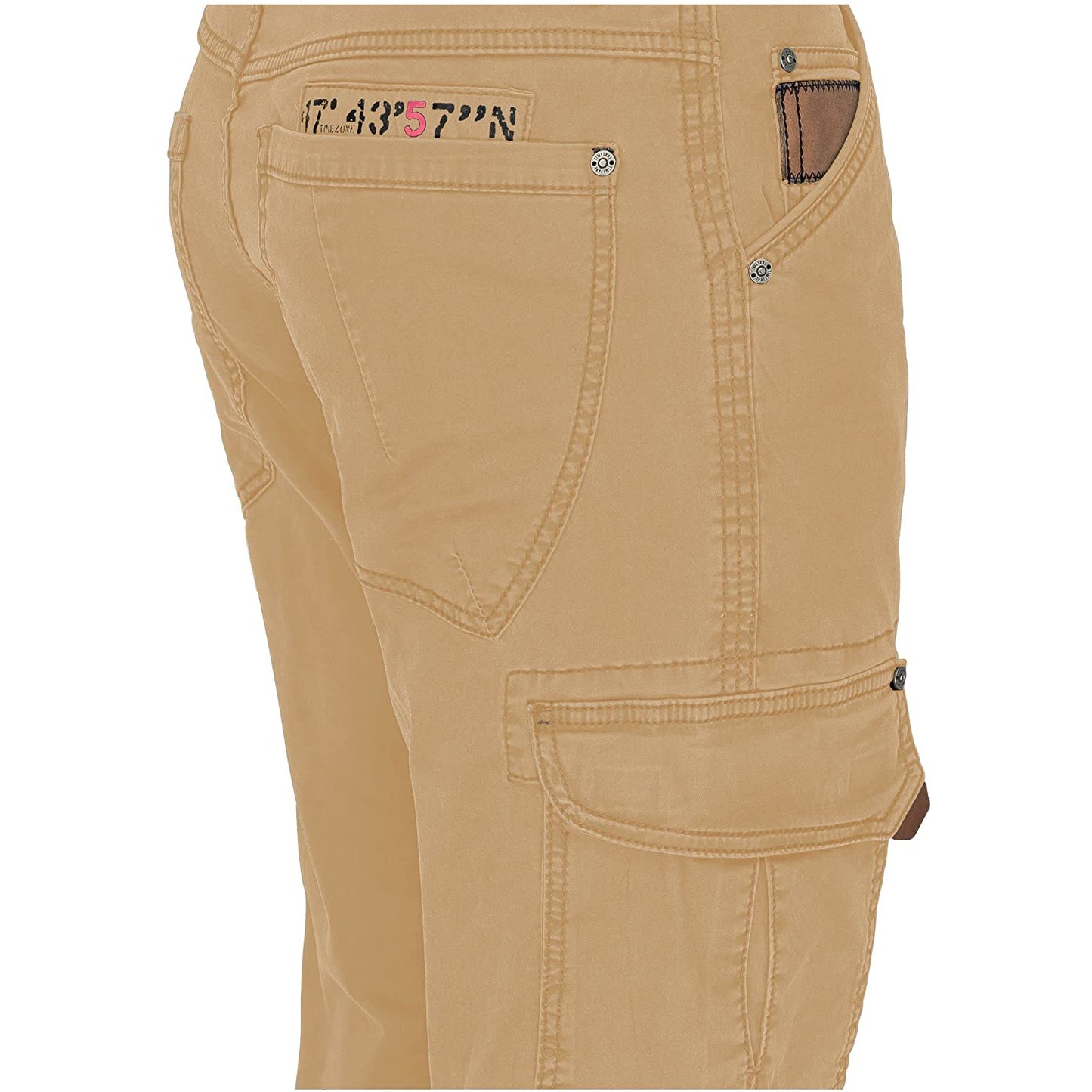 Timezone Cargohose Roger 4084 Safari Khaki - City-Kaufhaus Herber GmbH