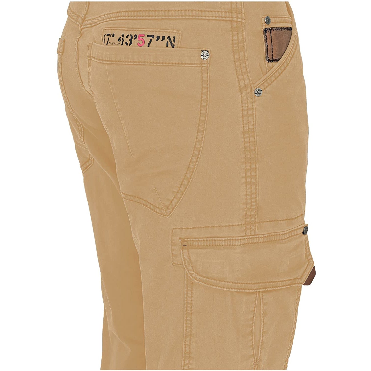 Timezone Cargohose Roger 4084 Safari Khaki - City-Kaufhaus Herber GmbH