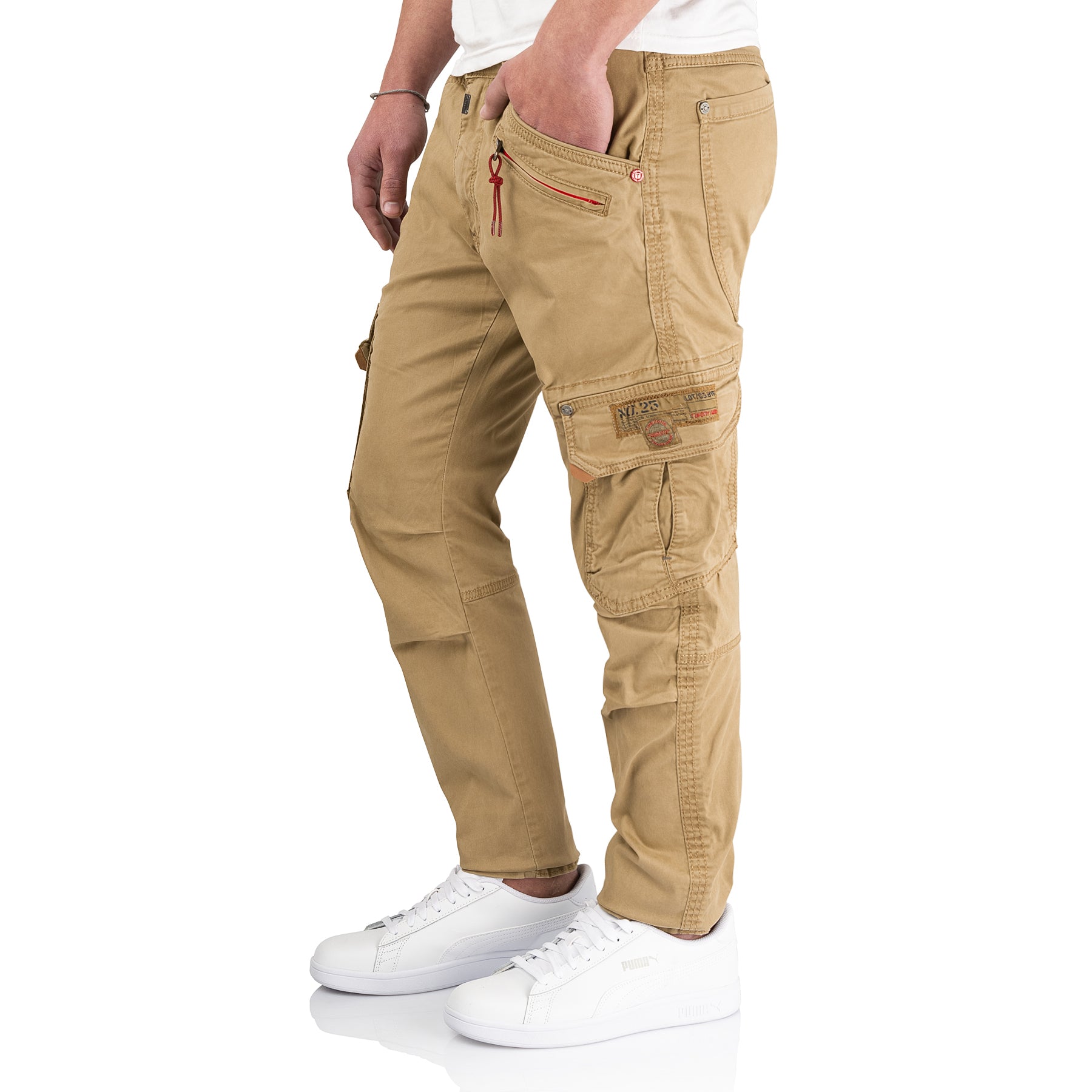 Timezone Cargohose Roger 4084 Safari Khaki - City-Kaufhaus Herber GmbH