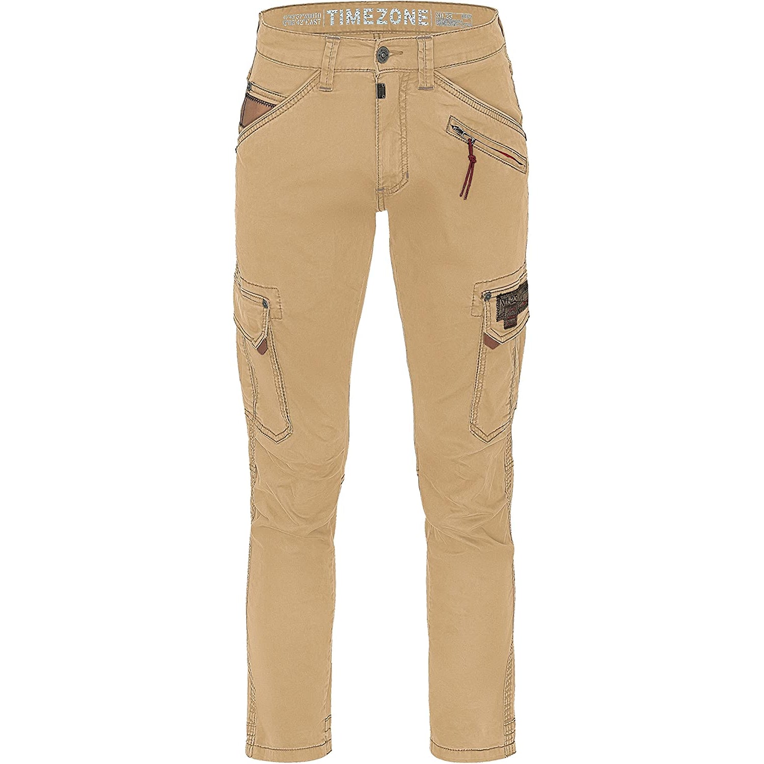 Timezone Cargohose Roger 4084 Safari Khaki - City-Kaufhaus Herber GmbH