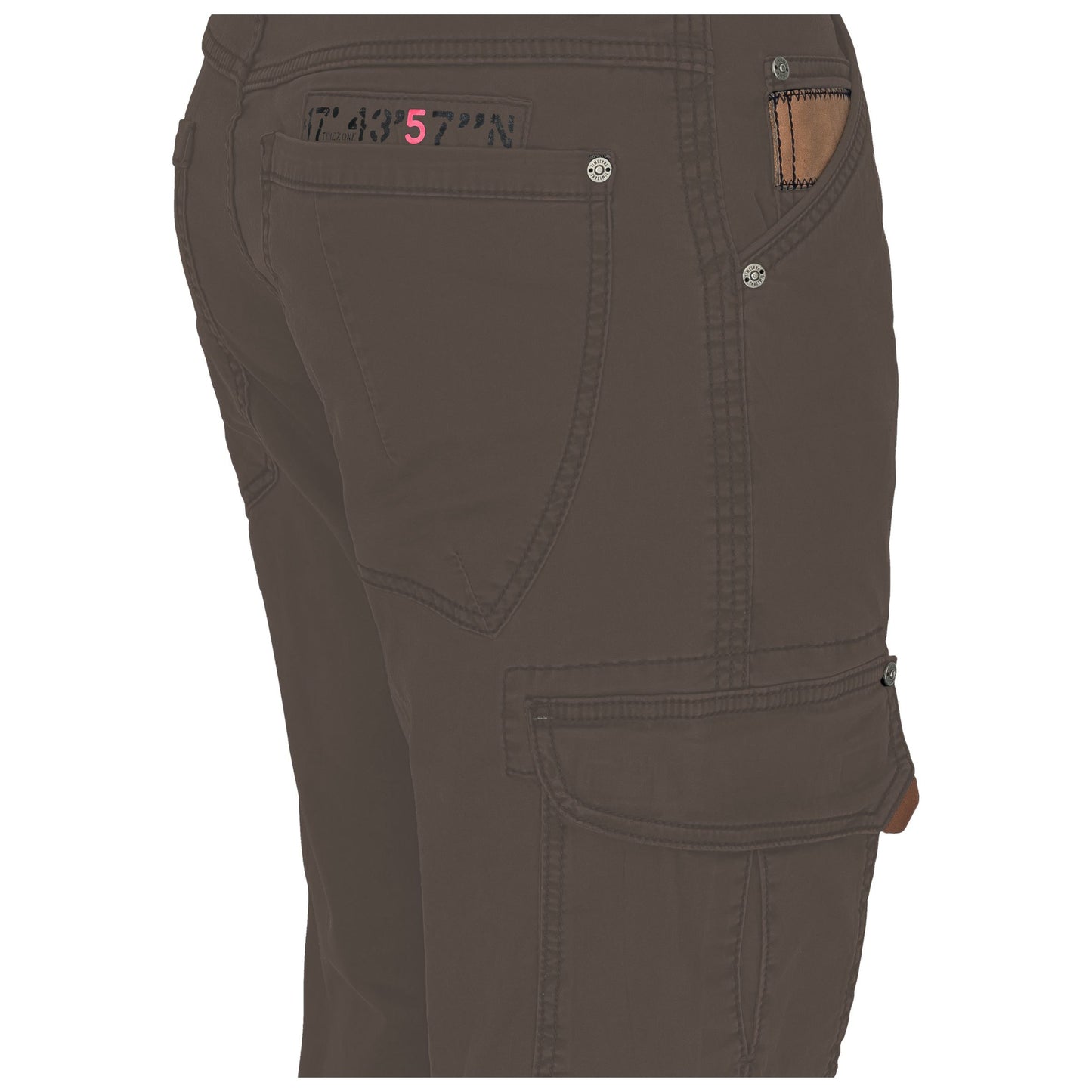 Timezone Cargohose Roger 6051 Washed Brown - City-Kaufhaus Herber GmbH