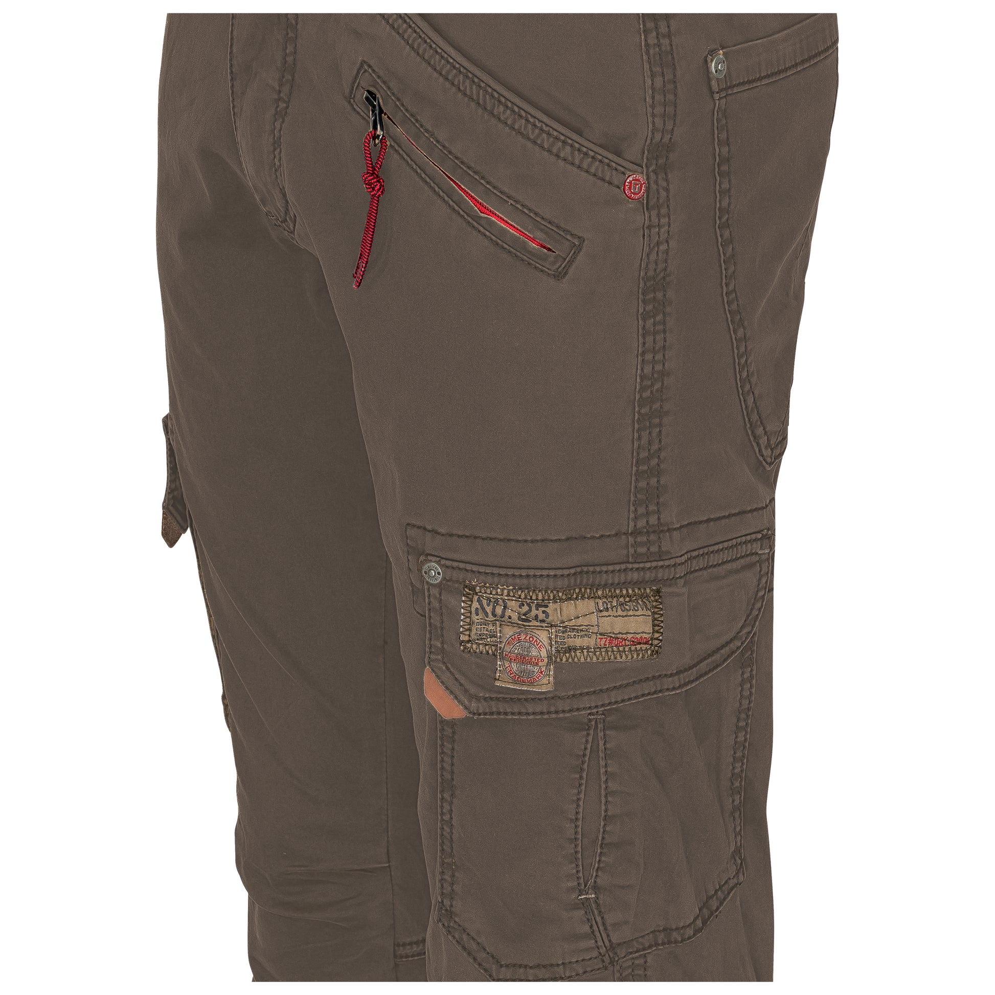 Timezone Cargohose Roger 6051 Washed Brown - City-Kaufhaus Herber GmbH
