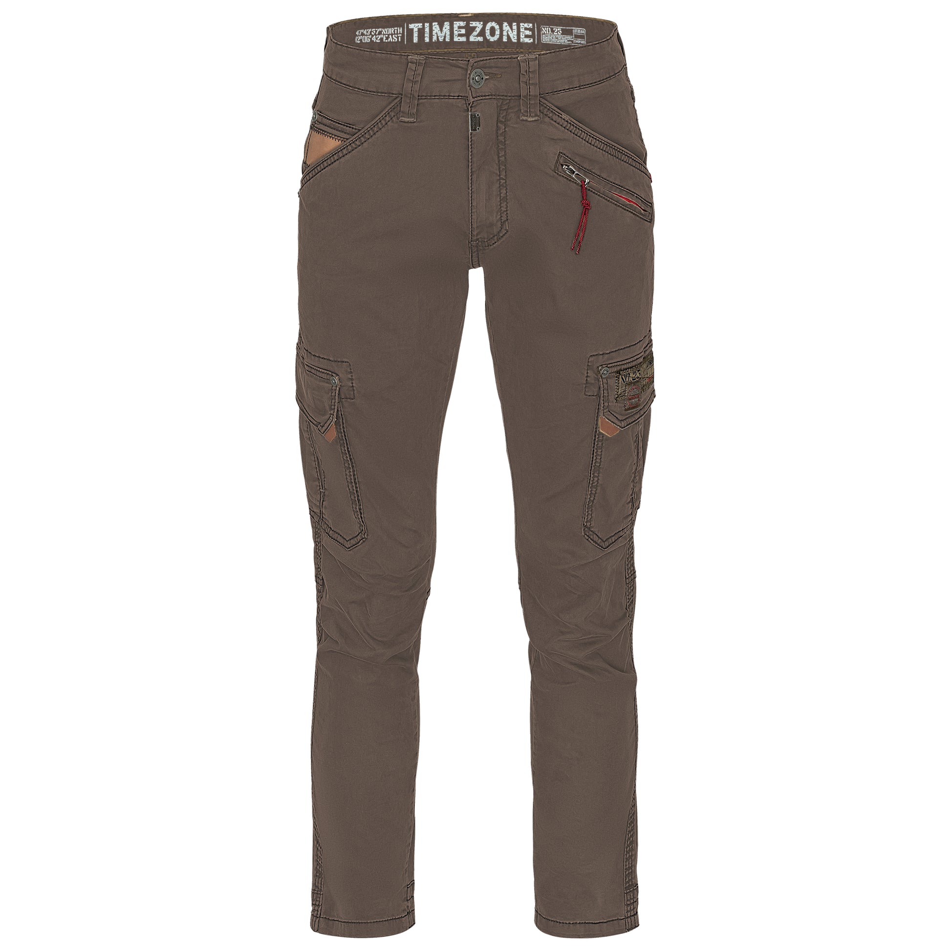 Timezone Cargohose Roger 6051 Washed Brown - City-Kaufhaus Herber GmbH