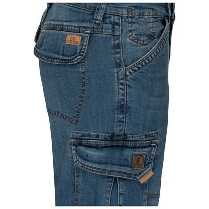 Timezone Cargojeans Benito 3387 Scrub Blue Wash - City-Kaufhaus Herber GmbH