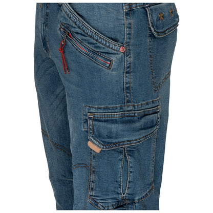 Timezone Cargojeans Benito 3387 Scrub Blue Wash - City-Kaufhaus Herber GmbH