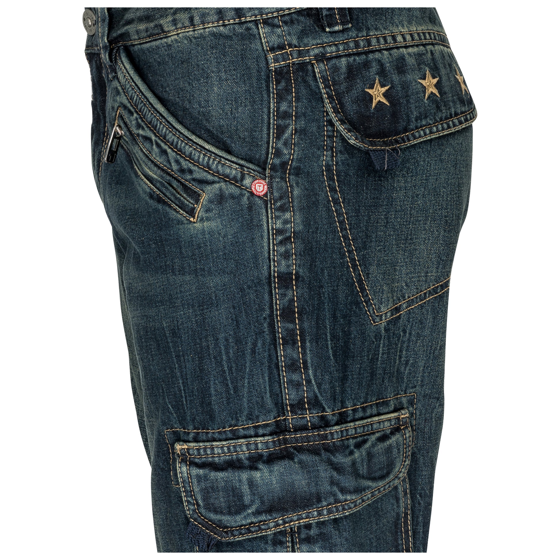 Timezone Cargojeans Benito 3983 Urban Indigo Wash - City-Kaufhaus Herber GmbH
