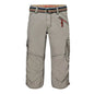 TIMEZONE 3/4-Herren-Cargoshorts 6168 Military Grey Vorderansicht - City-Kaufhaus Herber GmbH