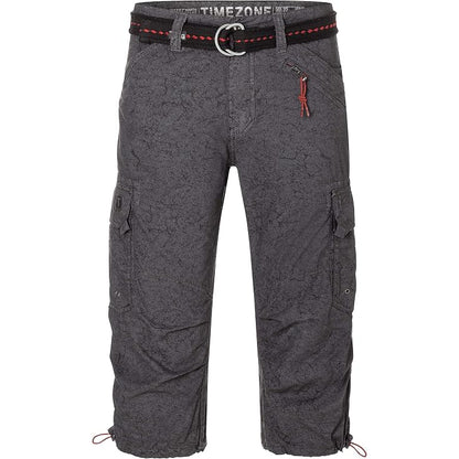TIMEZONE 3/4-Herren-Cargoshorts 9638 Anthra Scratched Vorderansicht - City-Kaufhaus Herber GmbH