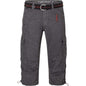 TIMEZONE 3/4-Herren-Cargoshorts 9638 Anthra Scratched Vorderansicht - City-Kaufhaus Herber GmbH