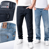 Timezone Stretchjeans Slim EduardoTZ 9882 black blue wash und 3041 blue denim wash - City-Kaufhaus Herber GmbH