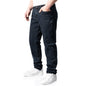 Timezone Stretchjeans Slim EduardoTZ 9882 black blue wash Schrägansicht am Model - City-Kaufhaus Herber GmbH