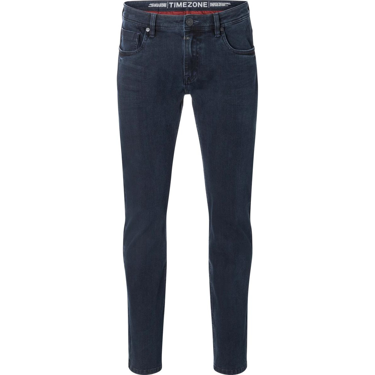 Timezone Stretchjeans Slim EduardoTZ 9882 black blue wash Vorderansicht - City-Kaufhaus Herber GmbH