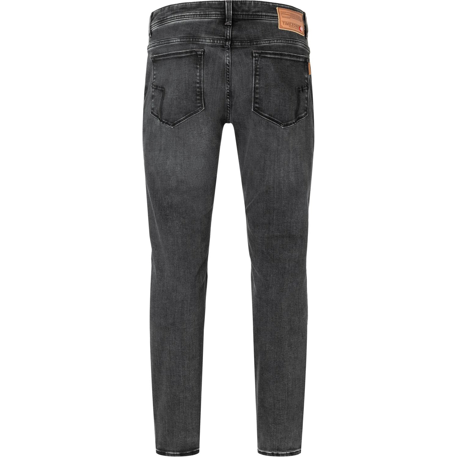 Timezone Stretchjeans Slim EduardoTZ 9893 carbon black wash Rückansicht - City-Kaufhaus Herber GmbH