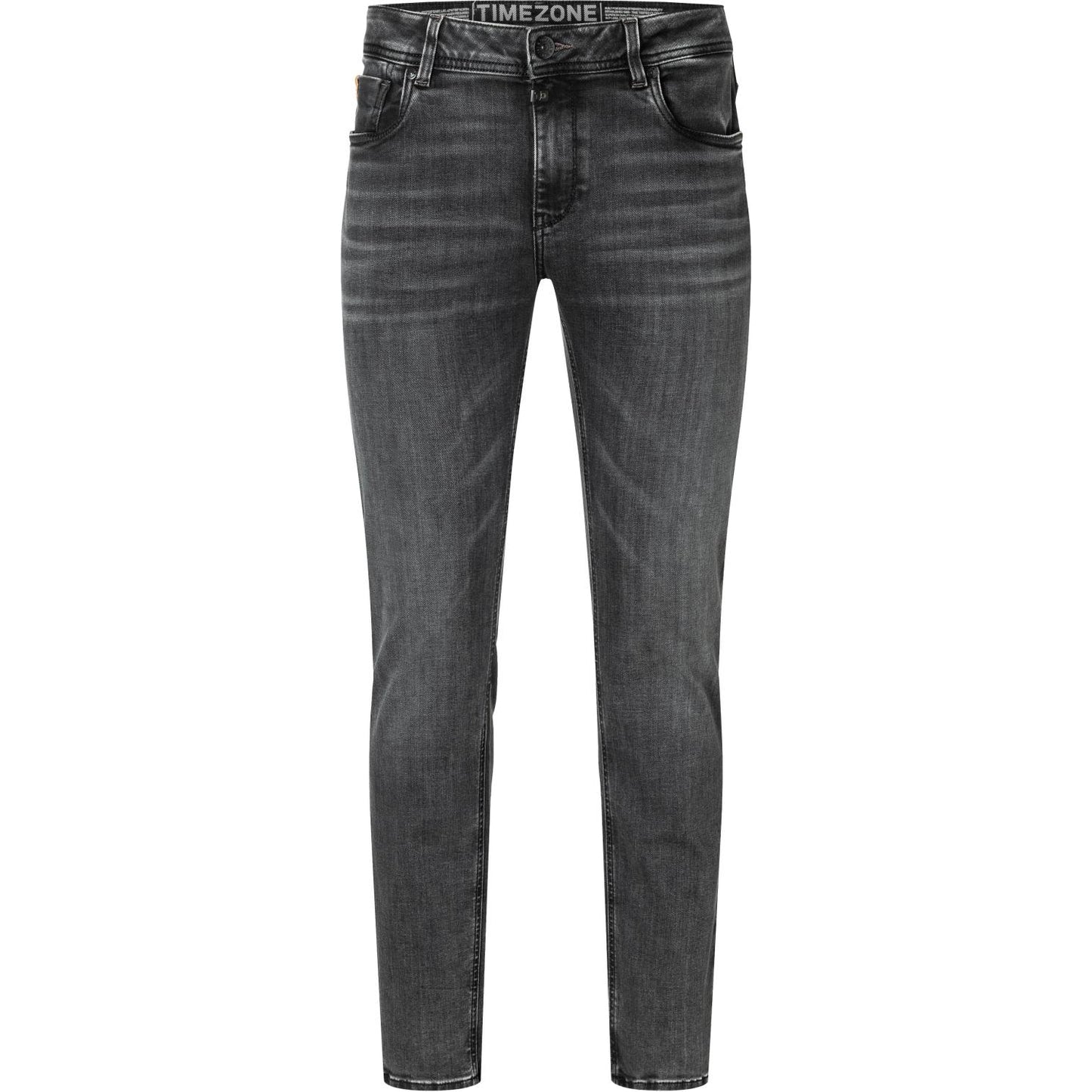 Timezone Stretchjeans Slim EduardoTZ 9893 carbon black wash Vorderansicht - City-Kaufhaus Herber GmbH