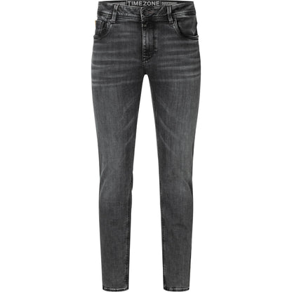 Timezone Stretchjeans Slim EduardoTZ 9893 carbon black wash Vorderansicht - City-Kaufhaus Herber GmbH