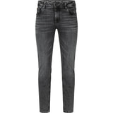 Timezone Stretchjeans Slim EduardoTZ 9893 carbon black wash Vorderansicht - City-Kaufhaus Herber GmbH