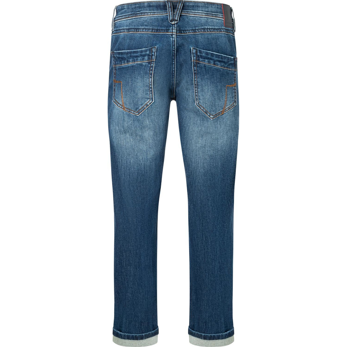 Timezone Stretchjeans Regular JackTZ 3707 vintage indigo wash Rückansicht - City-Kaufhaus Herber GmbH
