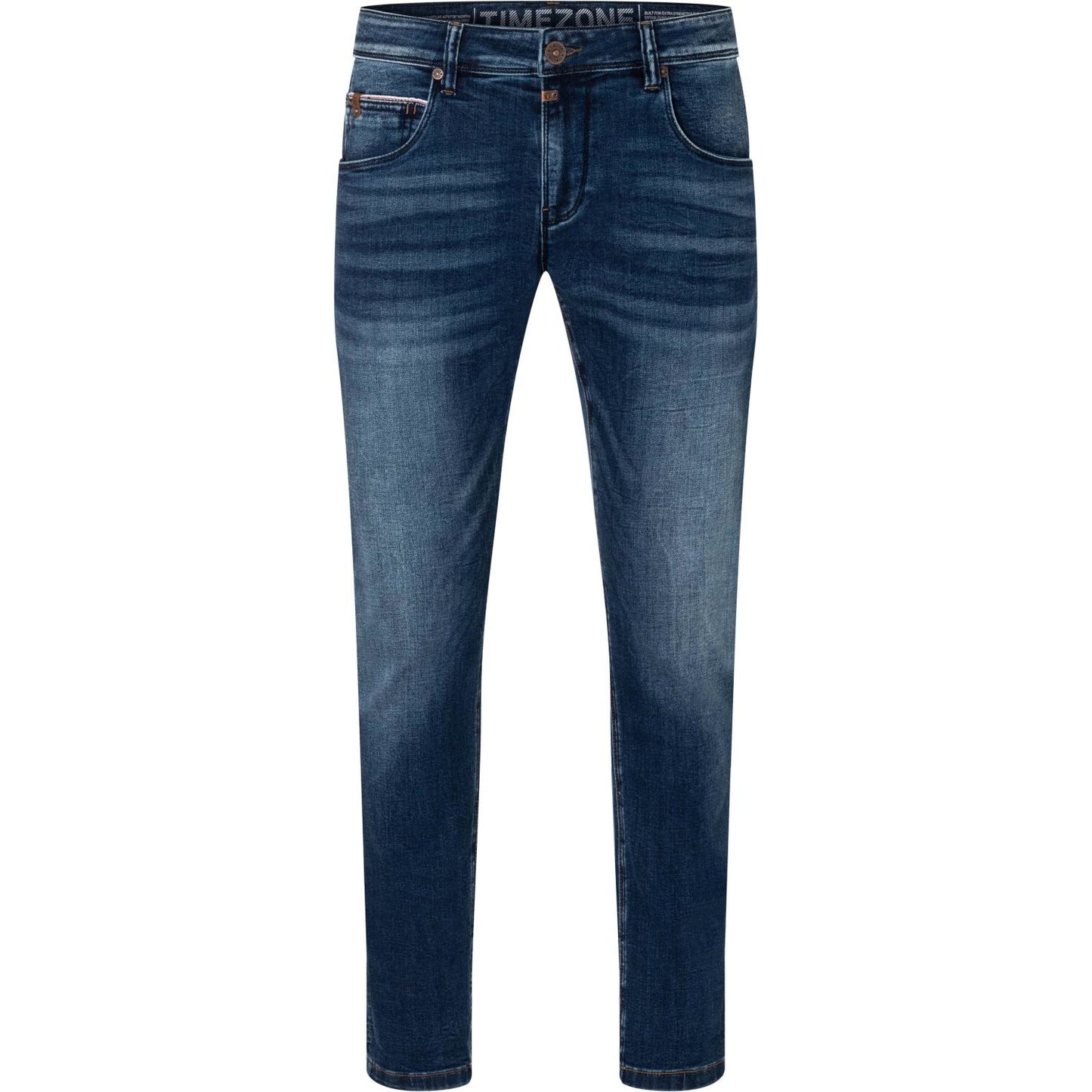 Timezone Stretchjeans Slim ScottTZ 3137 bright navy wash Vorderansicht - City-Kaufhaus Herber GmbH