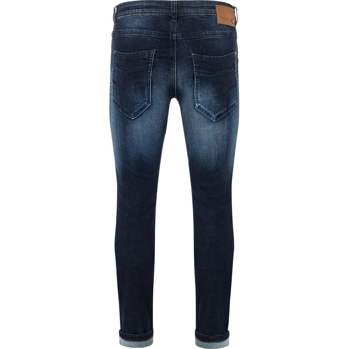 Timezone Stretchjeans Slim ScottTZ 3322 aged navy wash Rückansicht - City-Kaufhaus Herber GmbH