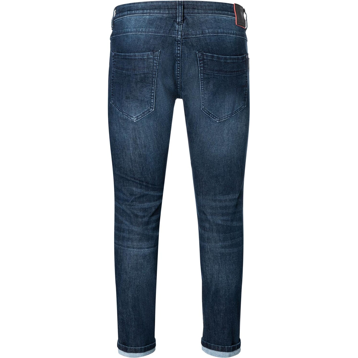 Timezone Stretchjeans Slim ScottTZ 3457 night blue wash Rückansicht - City-Kaufhaus Herber GmbH