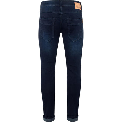 Timezone Stretchjeans Slim ScottTZ 3500/6451 dark navy wash Rückansicht - City-Kaufhaus Herber GmbH