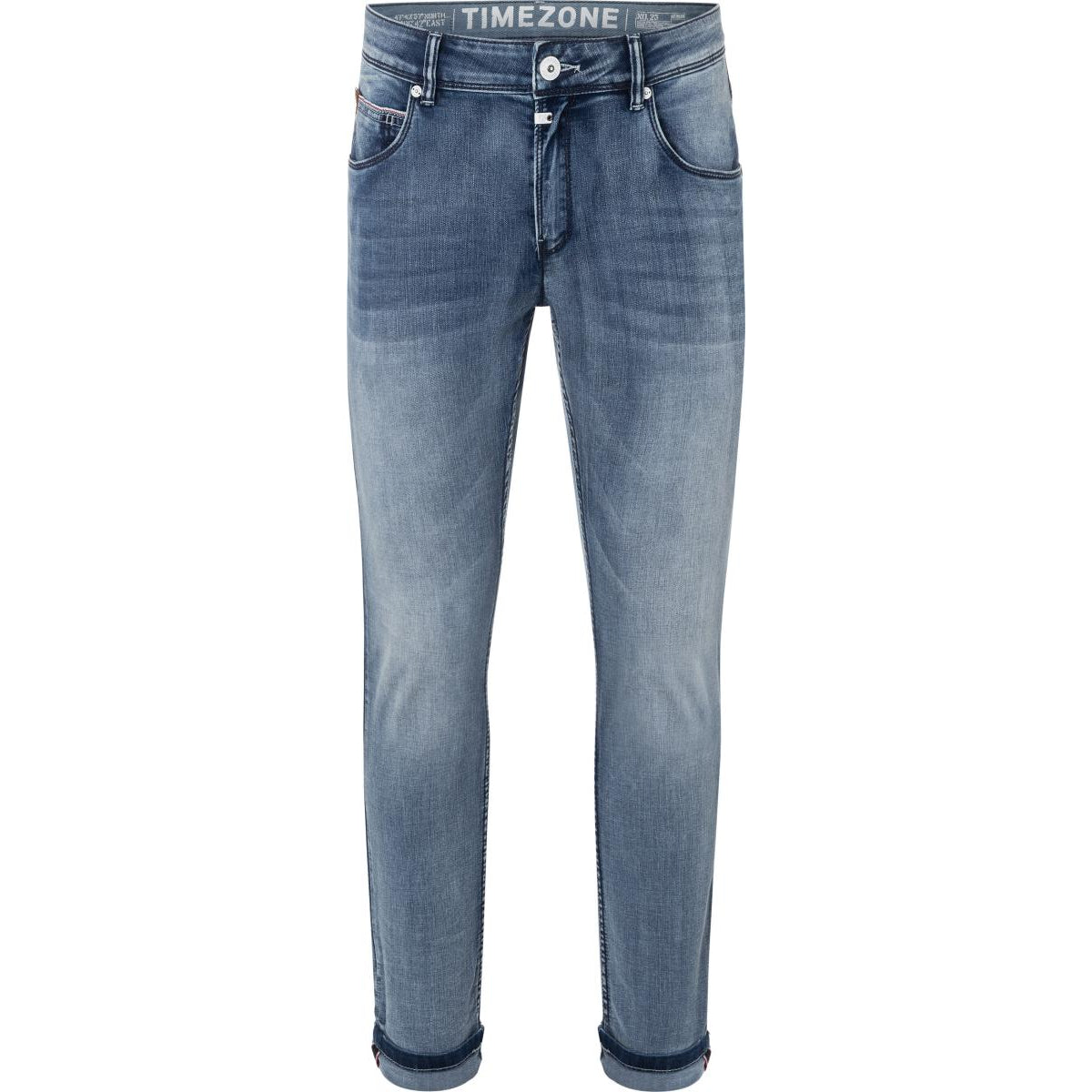Timezone Stretchjeans Slim ScottTZ 3636 antique blue wash Vorderansicht - City-Kaufhaus Herber GmbH
