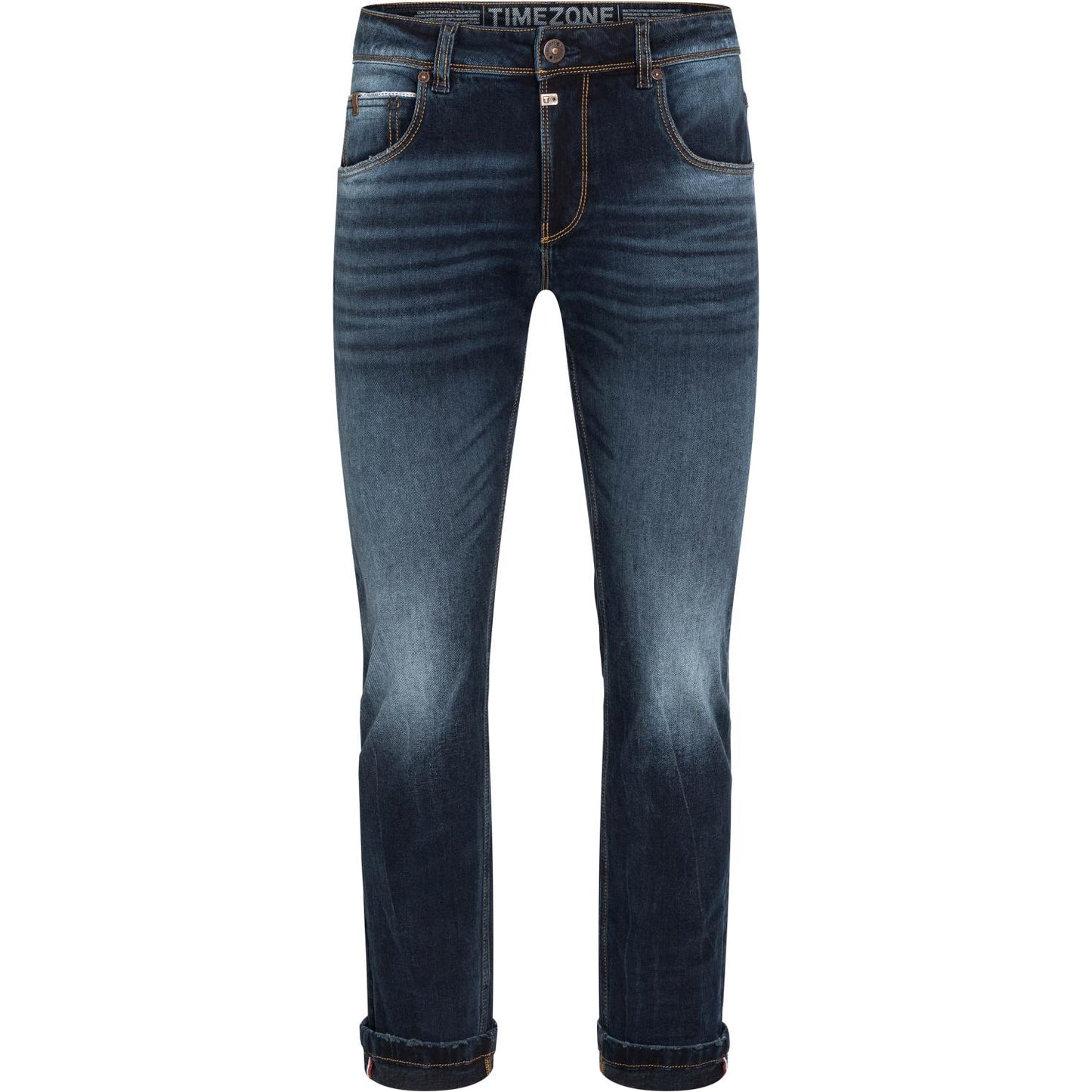 Timezone Stretchjeans Slim ScottTZ 3767 indigo dust wash Vorderansicht - City-Kaufhaus Herber GmbH