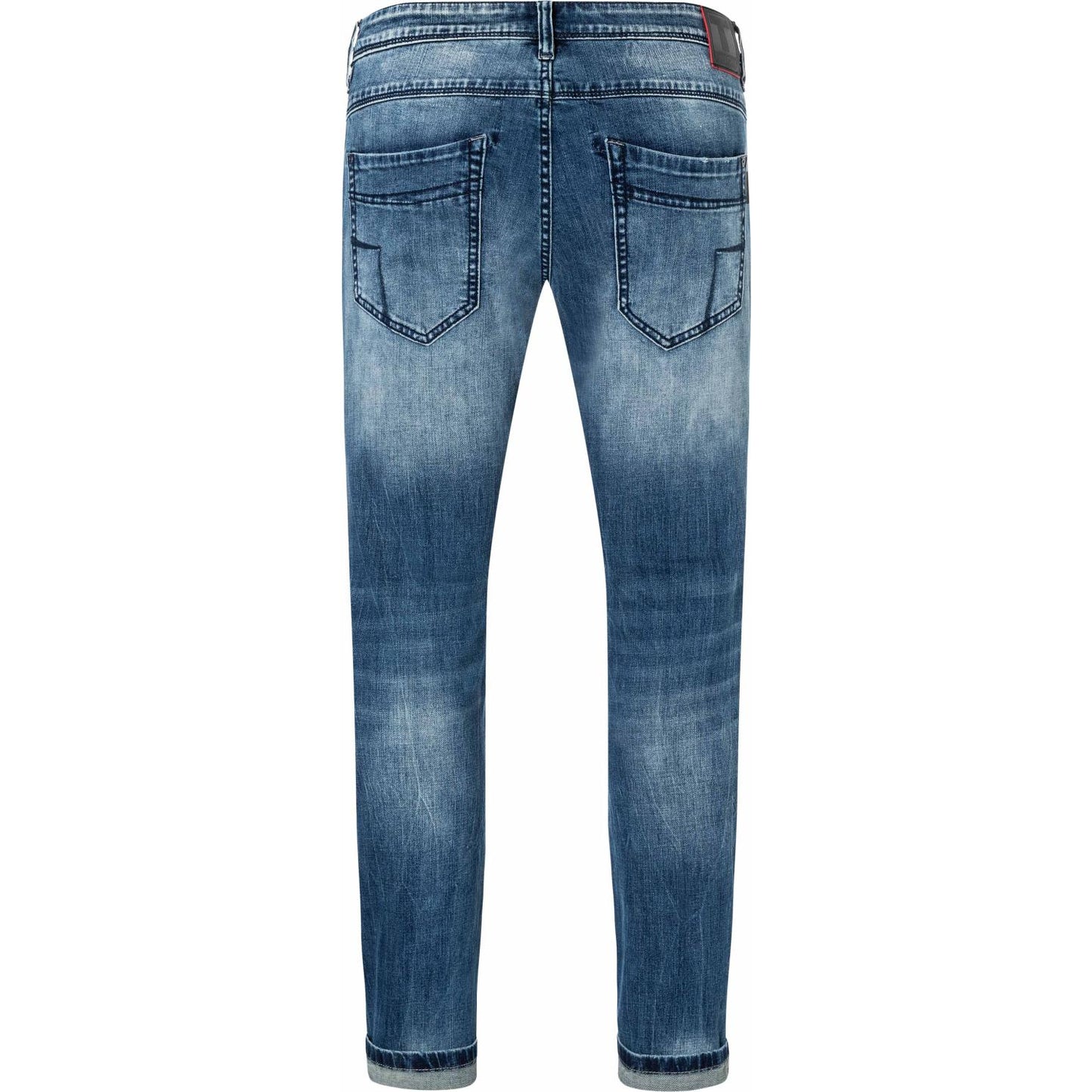 Timezone Stretchjeans Slim ScottTZ 3824 wild blue wash Rückansicht - City-Kaufhaus Herber GmbH
