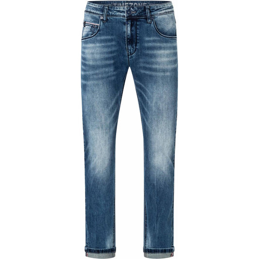 Timezone Stretchjeans Slim ScottTZ 3824 wild blue wash Vorderansicht - City-Kaufhaus Herber GmbH