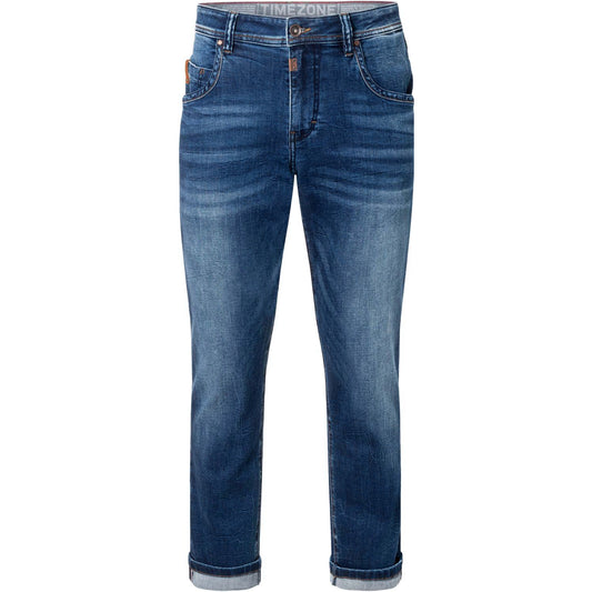 Timezone Stretchjeans Regular JackTZ 3137 bright navy wash Vorderansicht - City-Kaufhaus Herber GmbH