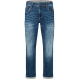 Timezone Stretchjeans Regular JackTZ 3707 vintage indigo wash Vorderansicht - City-Kaufhaus Herber GmbH
