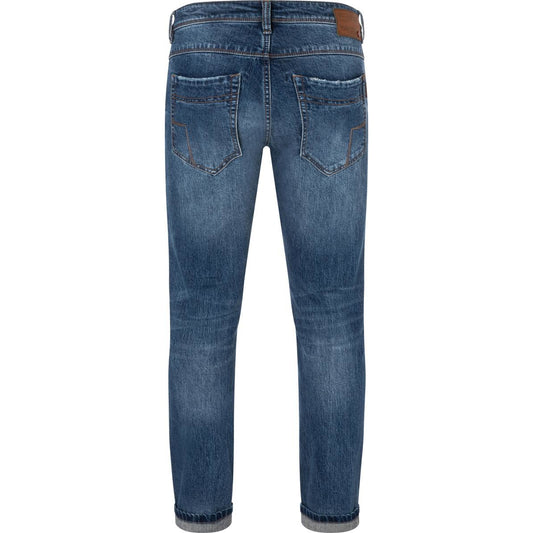 Timezone Stretchjeans Slim ScottTZ 3807 light heritage wash Rückansicht - City-Kaufhaus Herber GmbH